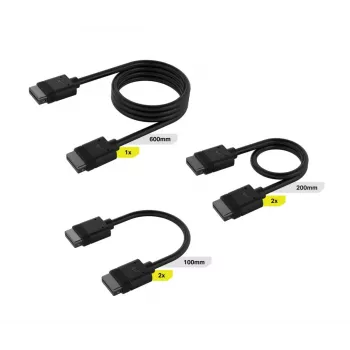 Set de cables CORSAIR iCUE Link con conectores rectos