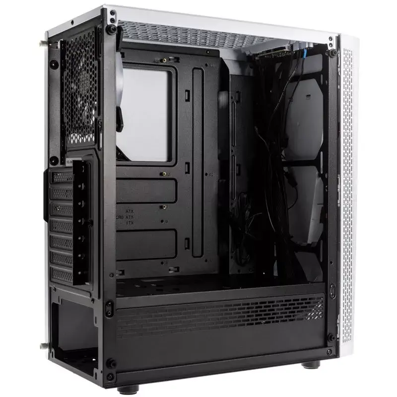 Caja de ordenador Kolink VOID WHITE semitorre blanca, negra