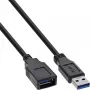 InLine 35620 cable alargador USB 3.2 Gen.1, tipo A macho / tipo A hembra, 2 m, negro