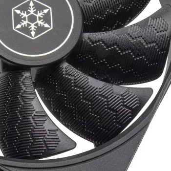 Ventilador de carcasa SILVERSTONE SST-SF120B 120 mm negro — ventilador de 120 mm para carcasas de PC