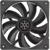 Ventilador de carcasa SILVERSTONE SST-SF120B 120 mm negro — ventilador de 120 mm para carcasas de PC