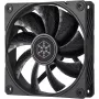 Ventilador de carcasa SILVERSTONE SST-SF120B 120 mm negro — ventilador de 120 mm para carcasas de PC