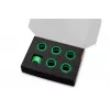Anillo de compresión EK Water Blocks Quantum Torque Aluminio Verde 6 uds.