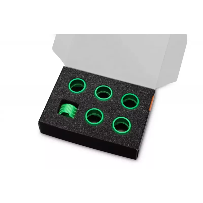 Anillo de compresión EK Water Blocks Quantum Torque Aluminio Verde 6 uds.