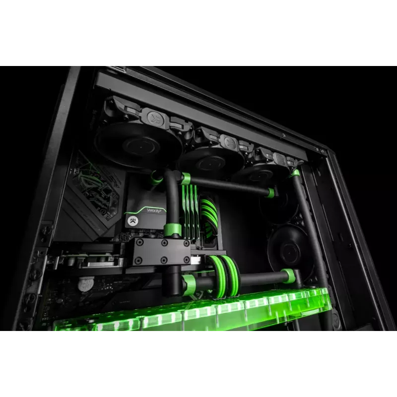 Anillo de compresión EK Water Blocks Quantum Torque Aluminio Verde 6 uds.