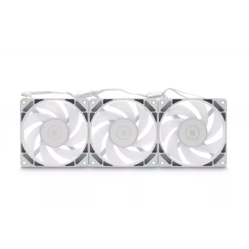 EK Water Blocks EK-Nucleus AIO CR360 Lux D-RGB refrigeración líquida para CPU, 360 mm, blanco
