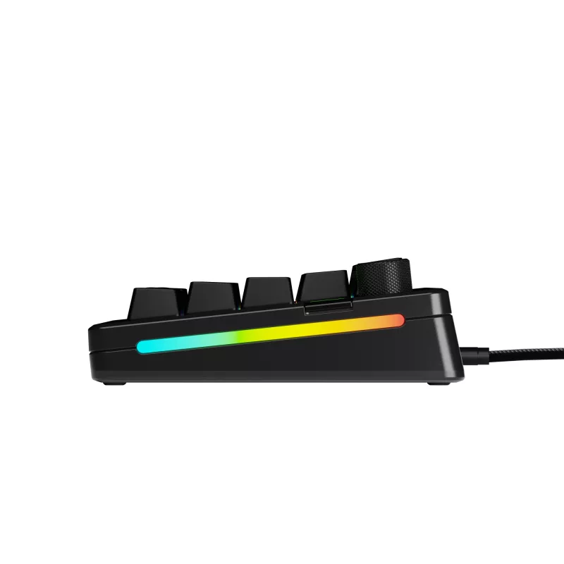 Teclado mecánico GLORIOUS GMMK 3 PRO 65% Prebuilt, con cable USB, QWERTY, RGB, Negro