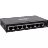 Switch de red InLine 8 puertos, 1 Gbit/s, sobremesa, metal, sin ventilador, puertos apantallados