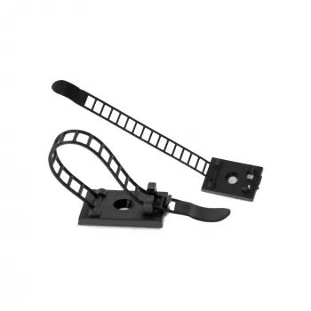 Abrazadera para cables ajustable InLine 59969B 64 mm Negra 10 uds.