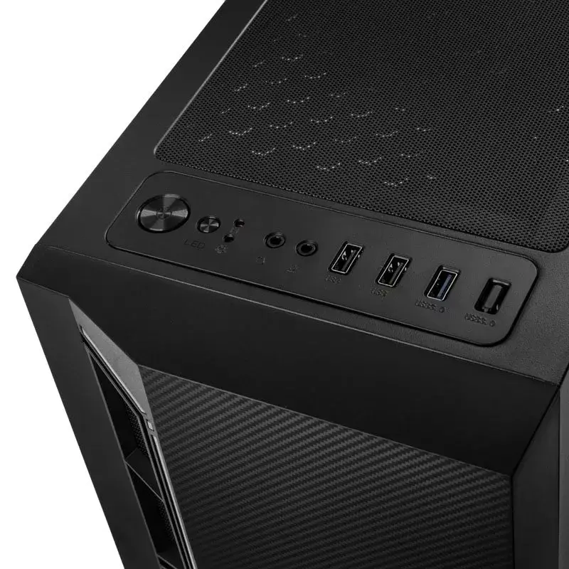Caja de PC Kolink Inspire K7 ARGB Midi Tower Negra
