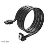 Cable de datos SATA interno Akasa Proslim conector de 90°, 100 cm