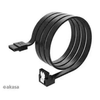 Cable de datos SATA interno Akasa Proslim conector de 90°, 100 cm