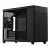 Caja de PC ASUS Prime AP201 MicroATX Mini Tower Negra — compatible con microATX, GPU máx. 338 mm, altura de disipador de CPU 170 mm, 3x bahías de 3,5 pulgadas, USB-A 2x, USB-C 1x