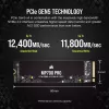 SSD Corsair MP700 PRO M.2 4 TB PCIe 5.0 NVMe 12400 MB/s lectura 11800 MB/s escritura