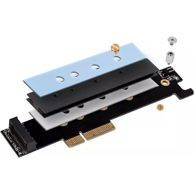 SilverStone SST-ECM26-V2 adaptador de interfaz de M.2 (M-Key) a PCIe 4.0 x4