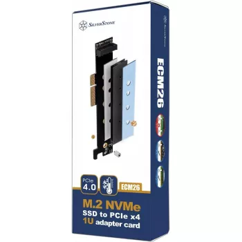 Ampliación de interfaz SILVERSTONE SST-ECM26-V2 — 2× USB 3.0 + 1× USB 3.1