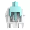 Interruptores de teclado GLORIOUS Lynx Linear Mechanical Switches — 36 uds., policarbonato, cian translúcido