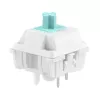 Interruptores de teclado GLORIOUS Lynx Linear Mechanical Switches — 36 uds., policarbonato, cian translúcido