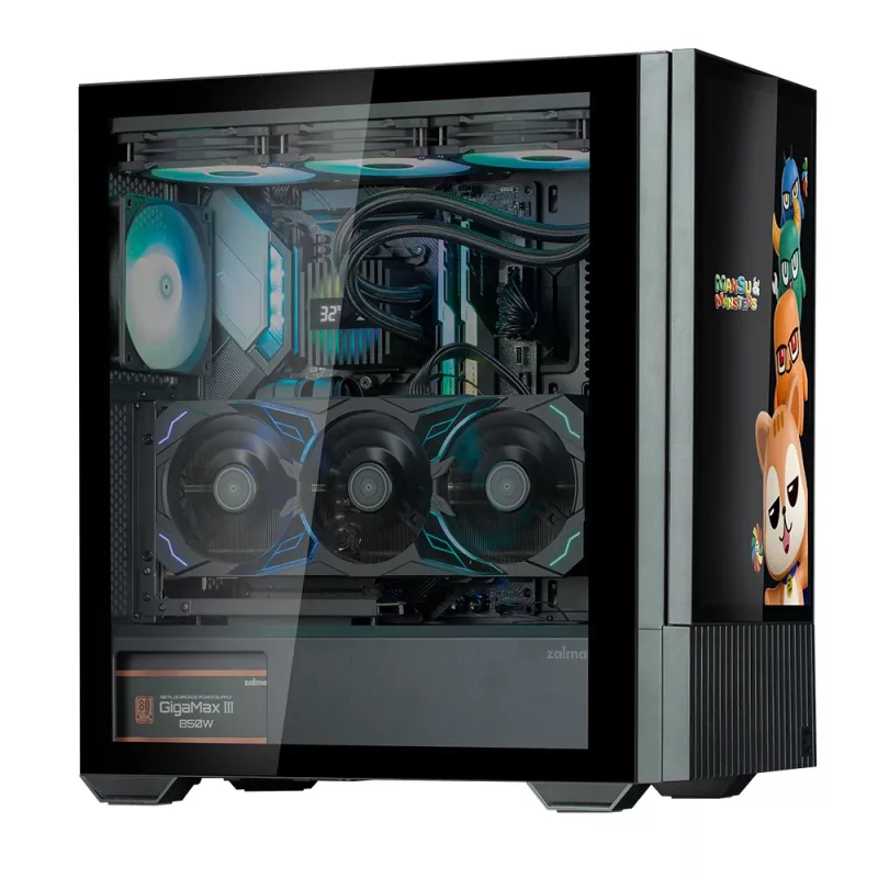 Caja de PC Zalman Z10 DS Midi Tower negra