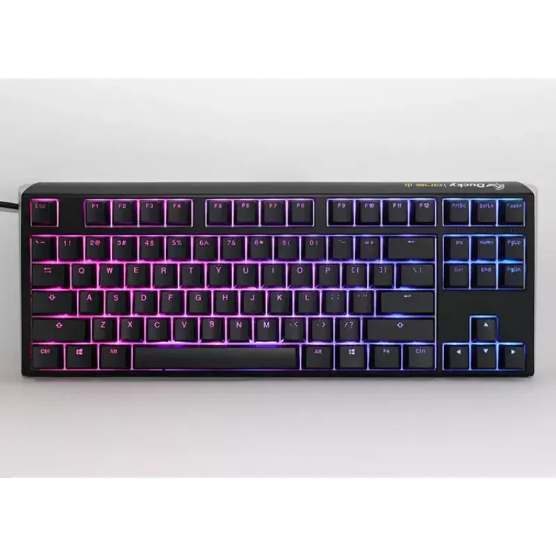 Teclado Ducky One 3 Classic TKL gaming USB mecánico RGB negro blanco