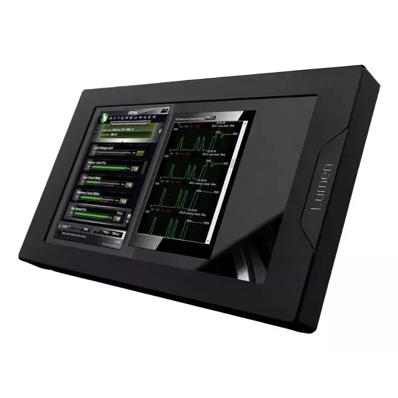 Pantalla EKWB EK-Quantum Lumen 7 pulgadas LCD, aluminio, negro, 192×112×16,1 mm