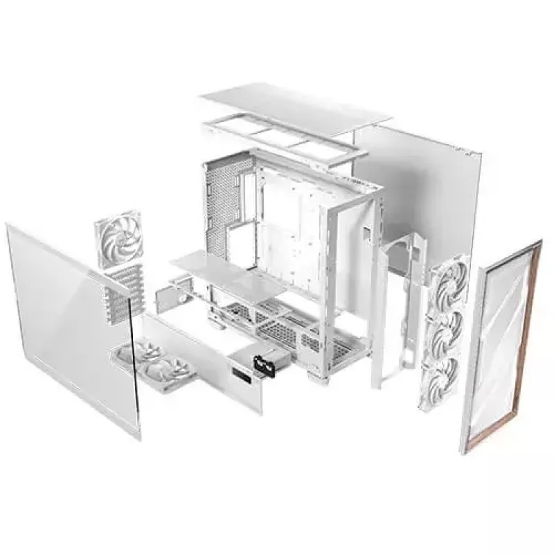 Caja de PC Antec FLUX PRO White EUV Full Tower Blanca