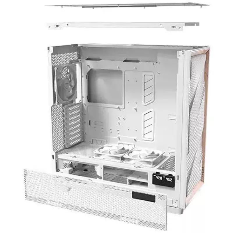 Caja de PC Antec FLUX PRO White EUV Full Tower Blanca