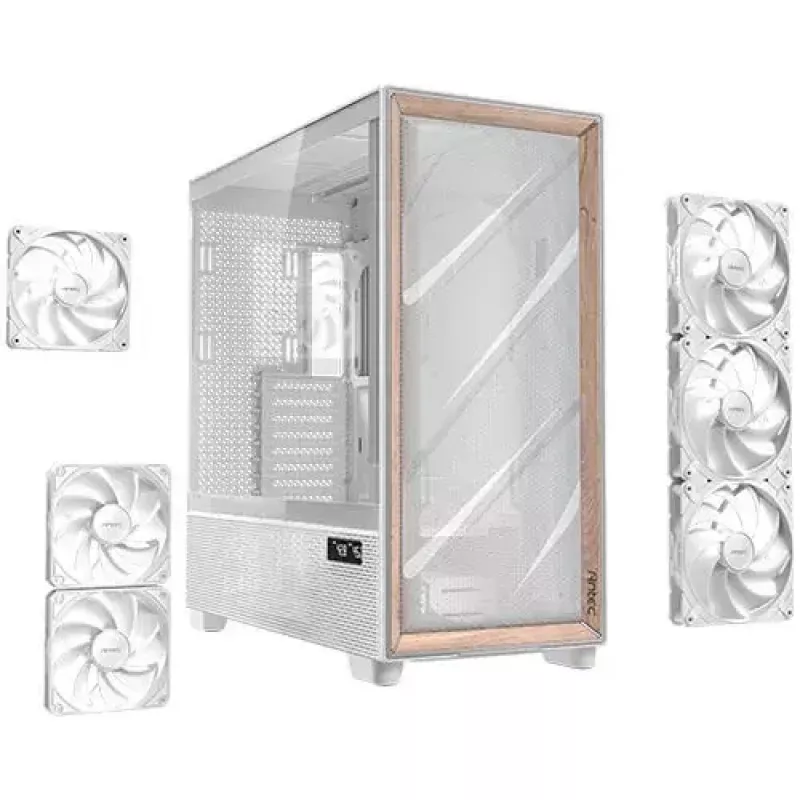 Caja de PC Antec FLUX PRO White EUV Full Tower Blanca