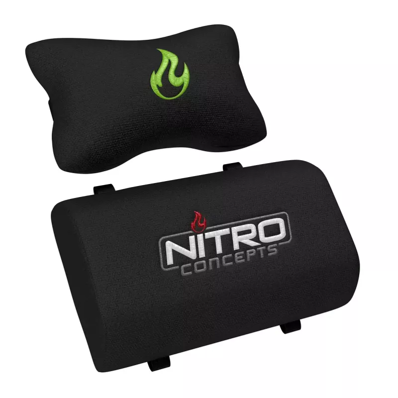 Nitro Concepts S300 NC-S300-BG silla gaming, asiento y respaldo tapizados y acolchados, Atomic Green