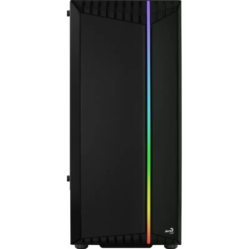 Aerocool Bionic V2 (PGS Bionic-G-BK-v2) caja de PC Midi Tower, ATX, RGB, cristal templado, negra