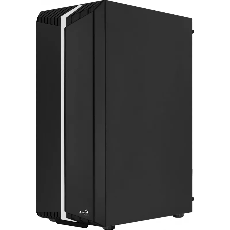 Aerocool Bionic V2 (PGS Bionic-G-BK-v2) caja de PC Midi Tower, ATX, RGB, cristal templado, negra