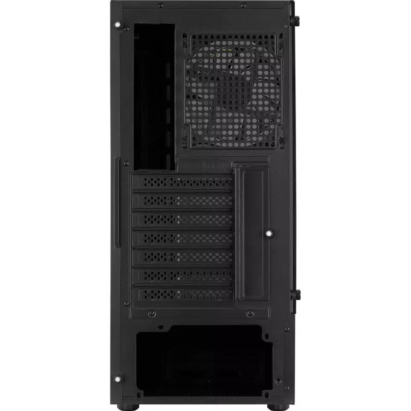 Aerocool Bionic V2 (PGS Bionic-G-BK-v2) caja de PC Midi Tower, ATX, RGB, cristal templado, negra