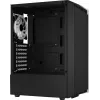 Aerocool Bionic V2 (PGS Bionic-G-BK-v2) caja de PC Midi Tower, ATX, RGB, cristal templado, negra