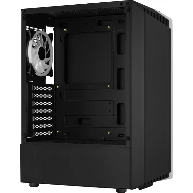 Aerocool Bionic V2 (PGS Bionic-G-BK-v2) caja de PC Midi Tower, ATX, RGB, cristal templado, negra