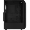 Aerocool Bionic V2 (PGS Bionic-G-BK-v2) caja de PC Midi Tower, ATX, RGB, cristal templado, negra