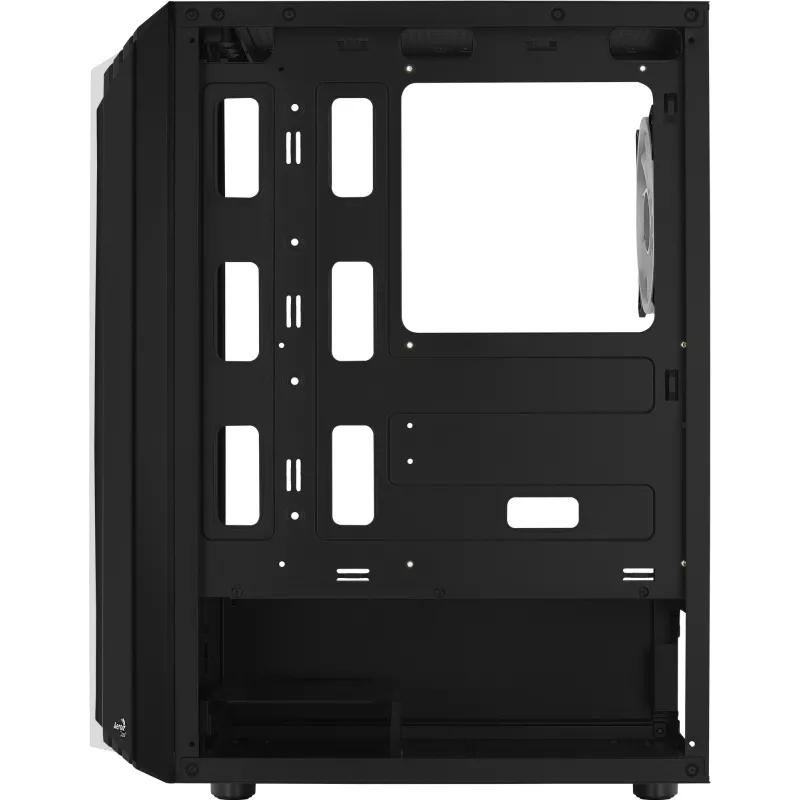 Aerocool Bionic V2 (PGS Bionic-G-BK-v2) caja de PC Midi Tower, ATX, RGB, cristal templado, negra