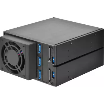 Bandeja extraíble SILVERSTONE SST-FS303-12G Negra — Bandeja extraíble para unidades de 3,5