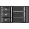 SilverStone SST-FS303-12G bastidor extraíble de 3 bahías para unidades de 3,5 pulgadas, negro