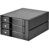 SilverStone SST-FS303-12G bastidor extraíble de 3 bahías para unidades de 3,5 pulgadas, negro