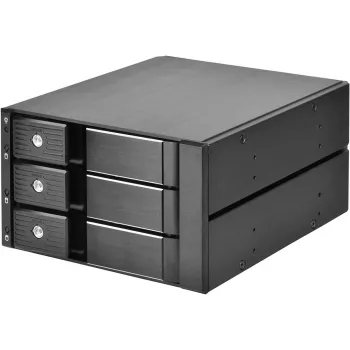 Bandeja extraíble SILVERSTONE SST-FS303-12G Negra — Bandeja extraíble para unidades de 3,5