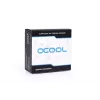 Alphacool Eiszapfen 17602 conector de extensión offset G1/4, 16 mm, giratorio, macho a hembra, cromado