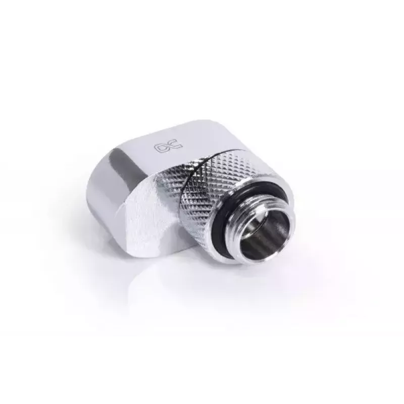 Alphacool Eiszapfen 17602 conector de extensión offset G1/4, 16 mm, giratorio, macho a hembra, cromado