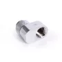 Alphacool Eiszapfen 17602 conector de extensión offset G1/4, 16 mm, giratorio, macho a hembra, cromado