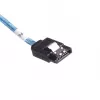 SilverStone SST-CPS05 cable de Mini-SAS HD (SFF-8643) a SATA de 7 pines con sideband, 4 carriles, SAS 12 Gbit/s, 0,5 m, negro