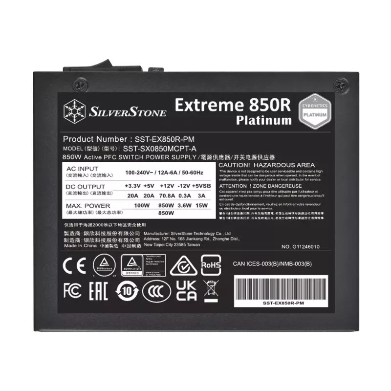 Fuente de alimentación Silverstone SST-EX850R-PM 850 W