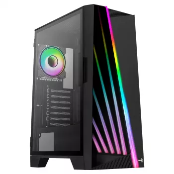 Carcasa de PC Aerocool MIRAGEBK ventilador ARGB 12 cm