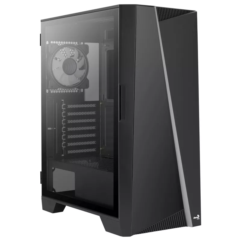 Carcasa de PC Aerocool MIRAGEBK ventilador ARGB 12 cm