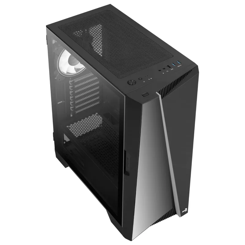 Carcasa de PC Aerocool MIRAGEBK ventilador ARGB 12 cm