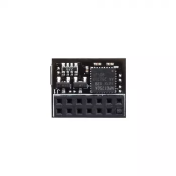 Módulo TPM ASUS TPM-SPI 2.0, interfaz host SPI, ancho 16 mm, profundidad 13 mm