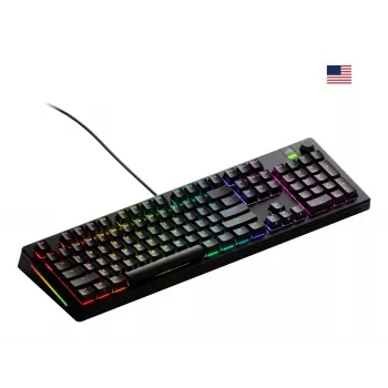 Teclado mecánico full-size (100%) con cable GLORIOUS GMMK 3 — USB, QWERTY, RGB, negro (distribución US)